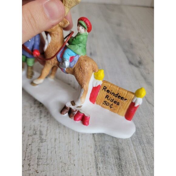 Village reindeer rides AS IS kids dancer Prancer accessory Xmas - Picture 4 of 7